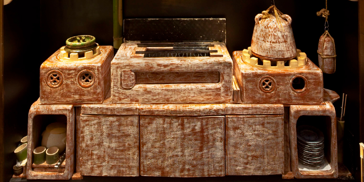 Beautiful ceramic kiln
